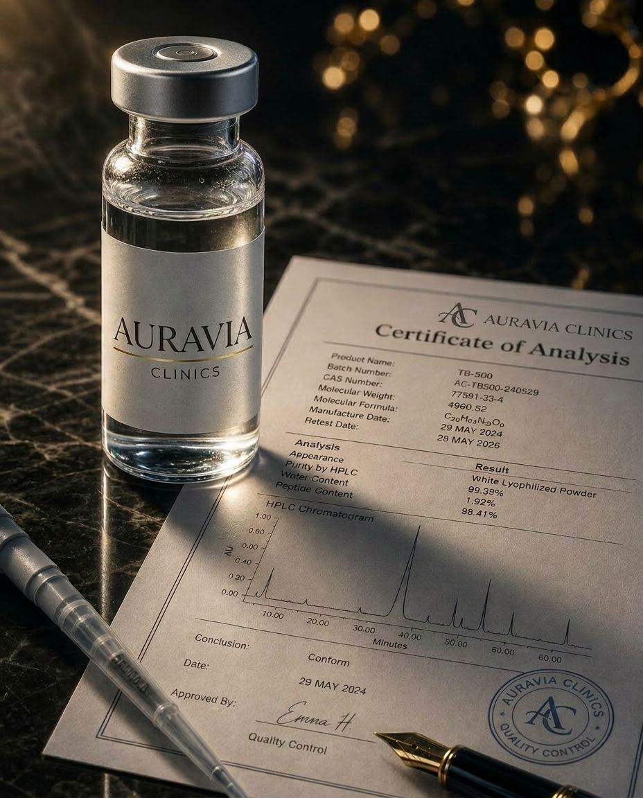 AuraVia quality laboratory